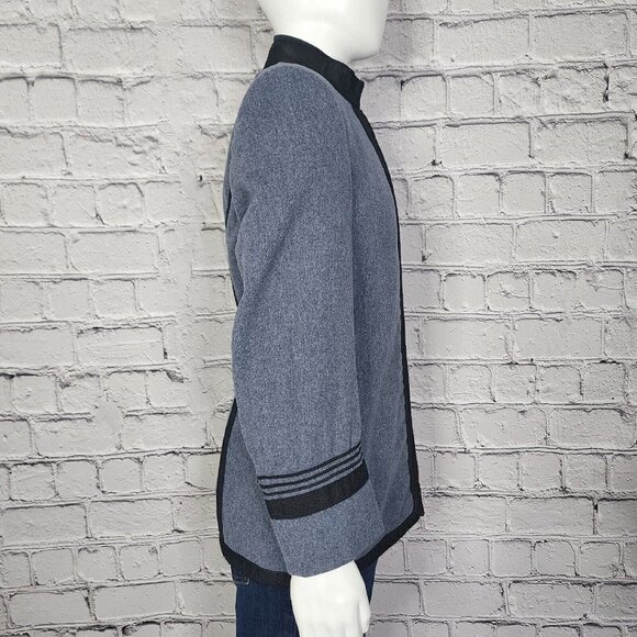 Vintage Hartmarx Blue Wool Band/Cosplay Jacket, Men's Small - Picture 3 of 11